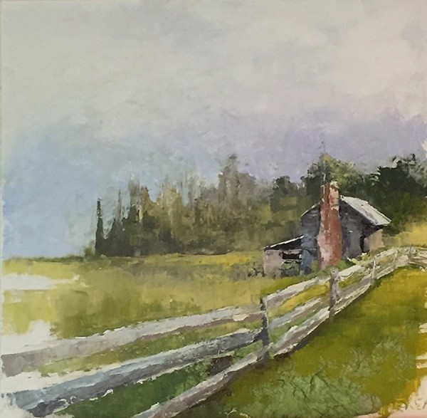 #7 in the Series "Finding Your Homestead" by Mary Kamerer Impressionist Painting