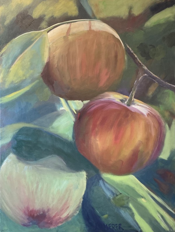 Comfort Me With Apples by Mary Kamerer Impressionist Painting