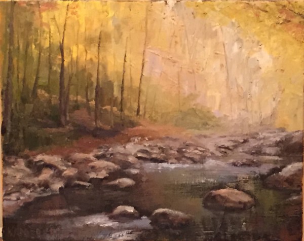 Appalachian Creek by Mary Kamerer Impressionist Painting