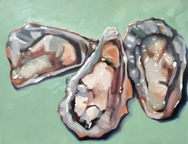 On the Half Shell by Mary Kamerer Impressionist Painting