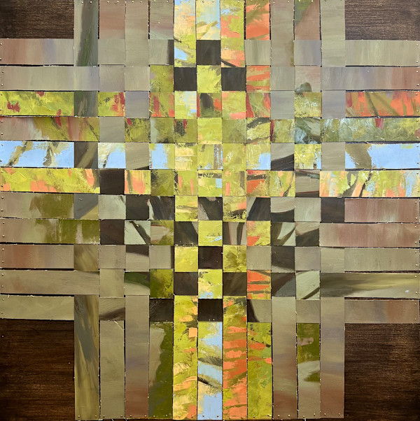 Earth and Heaven Entwined by Mary Kamerer Impressionist Painting
