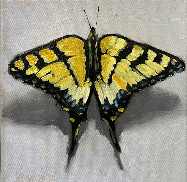 Swallowtail by Mary Kamerer Impressionist Painting