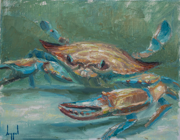 Crab in Waiting by Joyful Enriquez