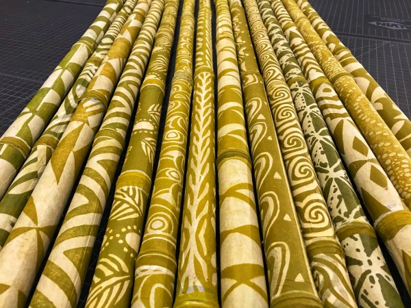 "Waypoints 'Ohe" Poles by John McCaskill