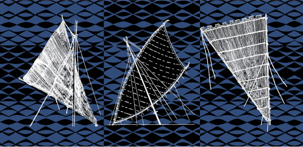"Wayfarers" (in Blue) by John McCaskill