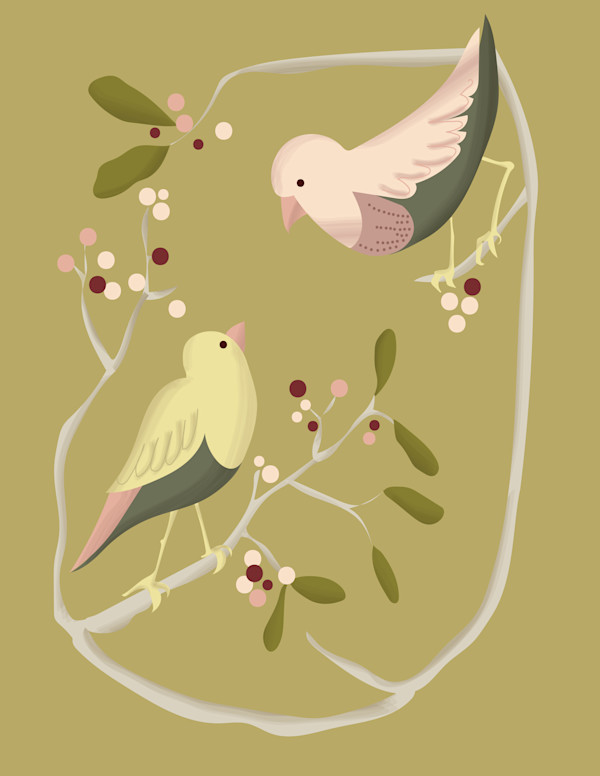 Mistletoe birds by Helen Bennett, Image 4.
