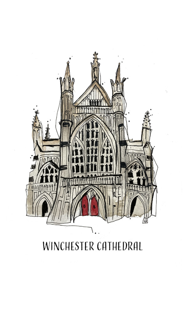 Winchester Cathedral by Helen Bennett