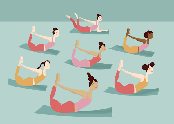 Yoga class by Helen Bennett, Image 2.