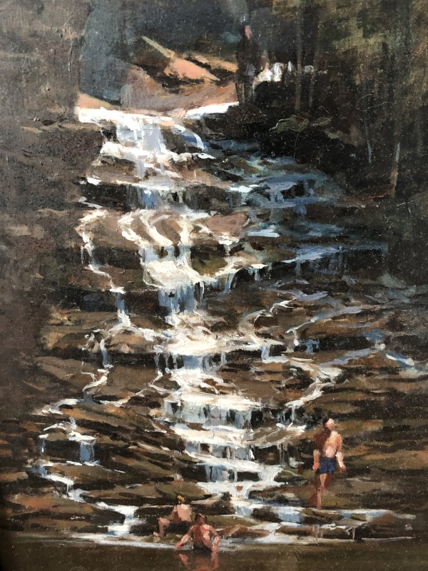 Buttermilk Falls, Summer by Bruce North Artwork