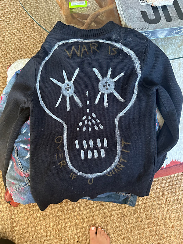War Is Over Sweater by Dominique Fierro, Image 3.