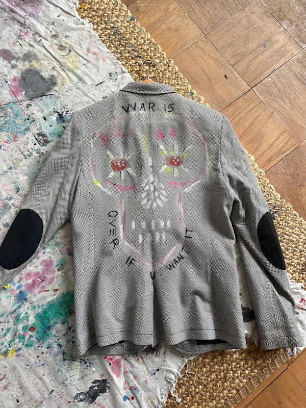Zara blazer arm patch by Dominique Fierro, Image 10.
