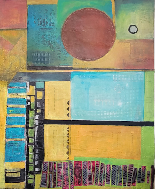 Paper Quilt: The Sun and the Moon by Jude Barton