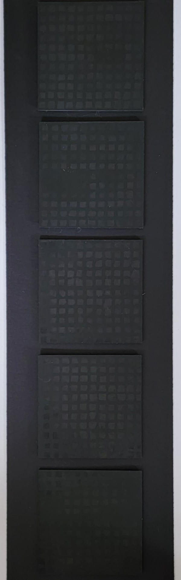 Black on Black Squares by Jude Barton