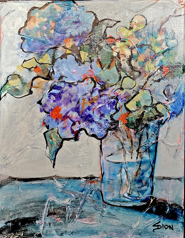 Hydrangea Pop by Sue Dion