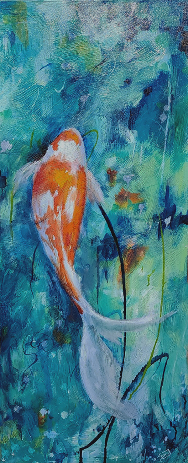 Koi Pond by Sue Dion