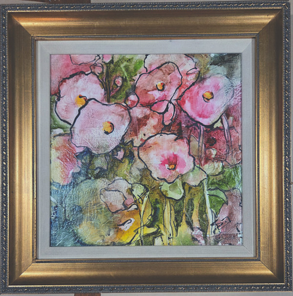 Pink Posies by Sue Dion, Image 1.