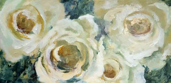 Roses24X48 by Sue Dion