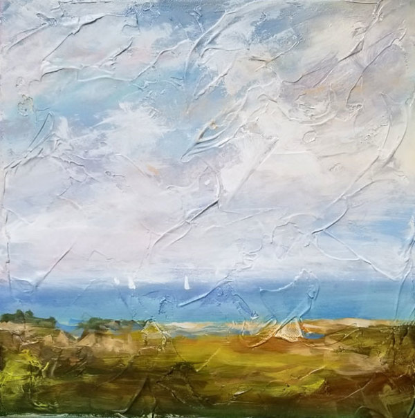 Sailboats Triptych 1 by Sue Dion