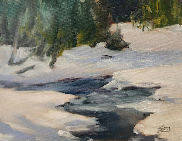 A River in Winter by Sue Dion