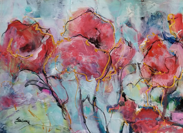 Wild Poppies by Sue Dion