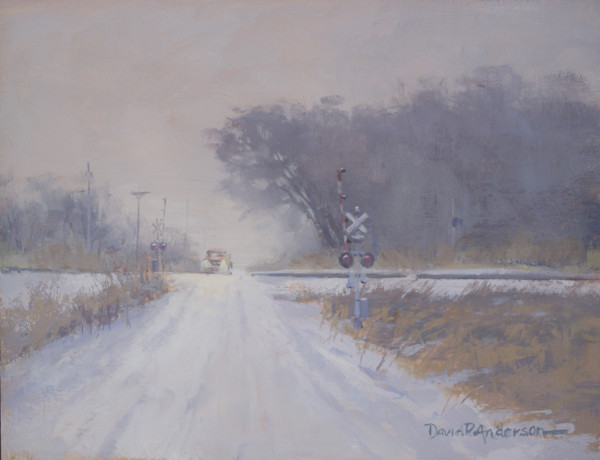 Winter Crossing by David R. Anderson