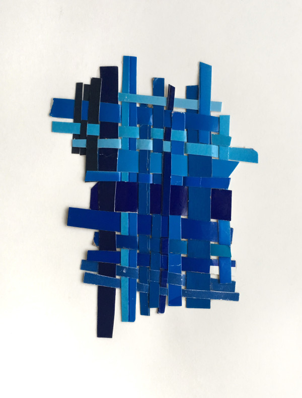 Woven Cobalt Ultramarine by Karin Stack