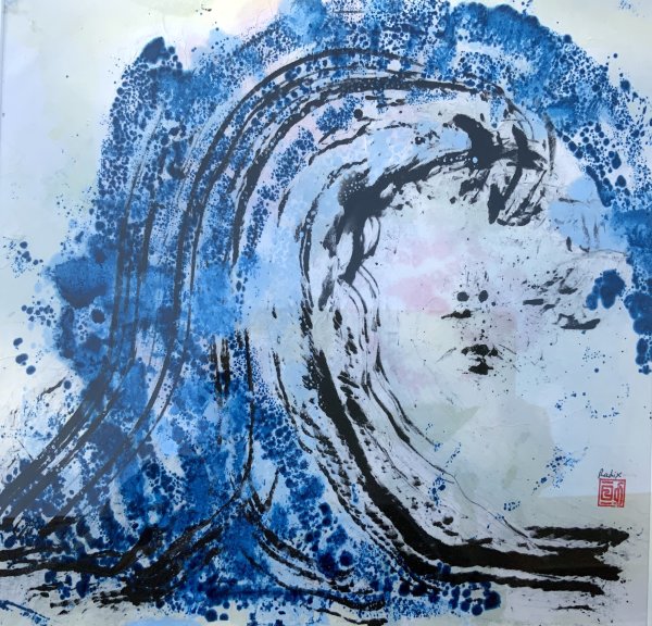 Blue Wave by Catherine  Mansell