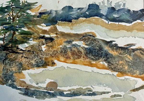 Off Sand Beach, Deer Isle by Catherine  Mansell