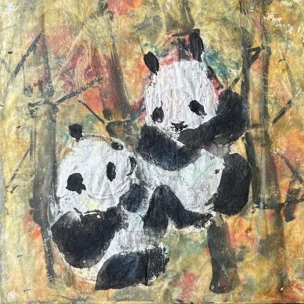 Panda Pair by Catherine  Mansell