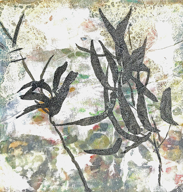 Sumi-e Flower by Catherine  Mansell