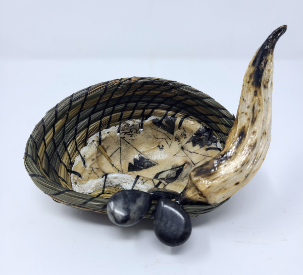 Pine Needle Basket by Roberta Condon