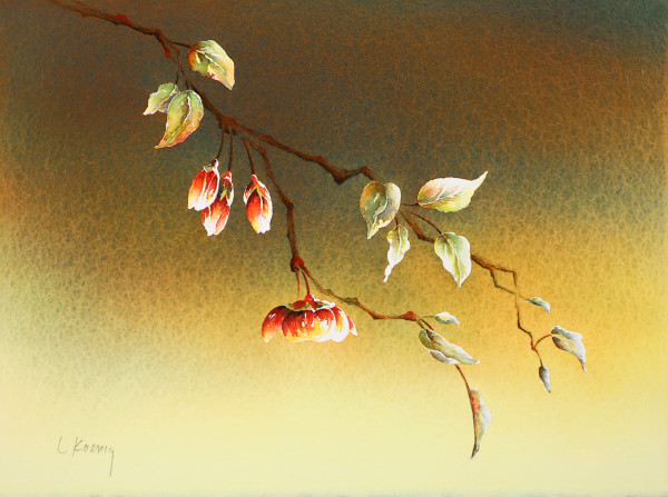 Plum Blossoms 3 by Linda Koenig