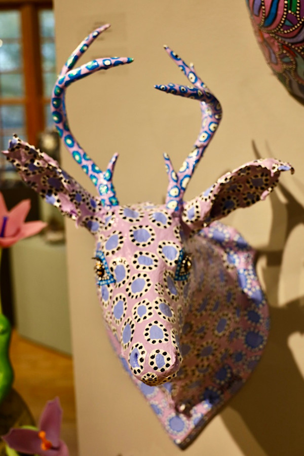 Purple Deer Mount by Lon Michels