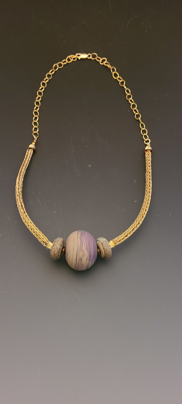 Celestial Bead Necklace by Susan Baez