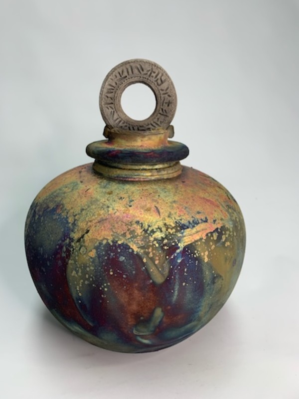 Copper Matte Cover Jar by Joe Clark
