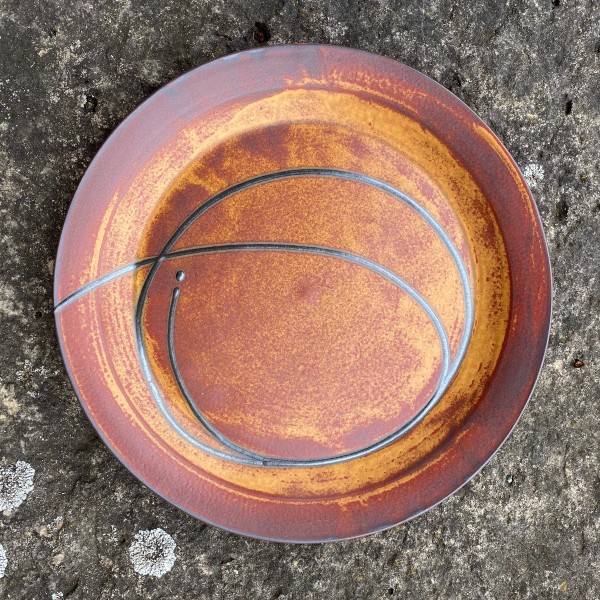 Round Plate by Carol Naughton