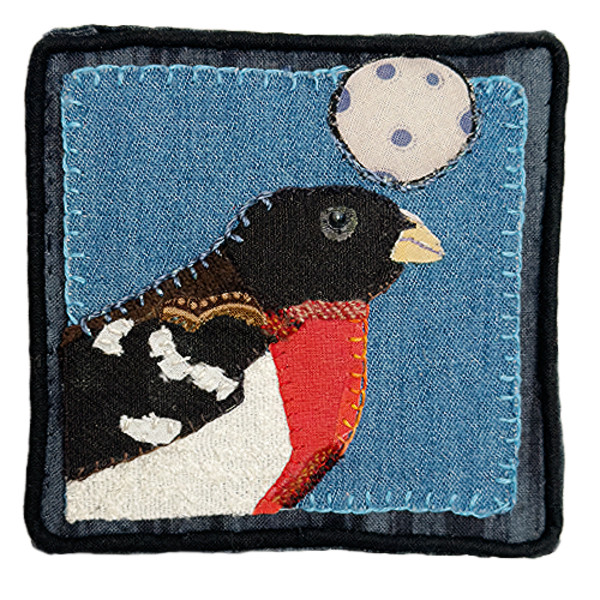 Bird Profile - Rose-breasted Grosbeak by Cynthia Quinn, Image 1.