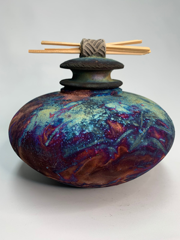Copper Matte Vessel by Joe Clark