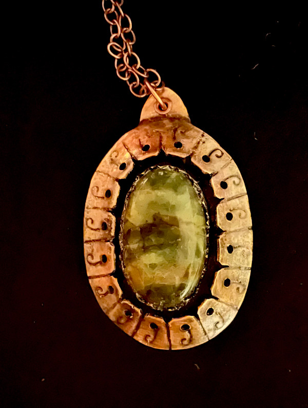 Green Jasper Necklace by Therese Miskulin