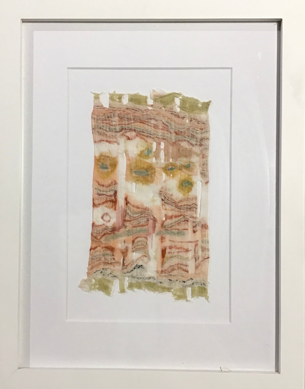 Handmade Paper and Pigment Painting I by Hannah O'Hare Bennett