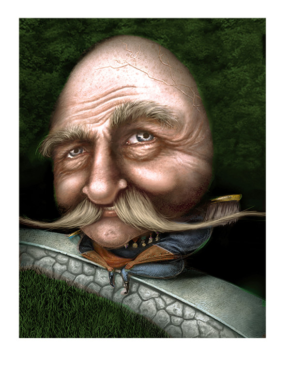 Humpty Dumpty (Unframed) by Rick  Nass