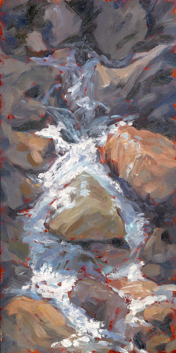 Bear Creek, Splashing by Leslie Ann Hauer