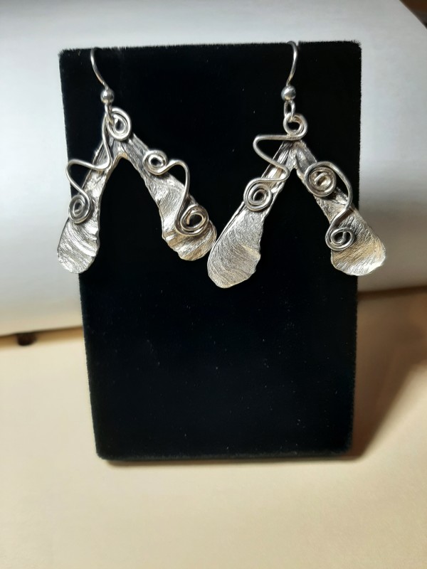 Helicopters & Swirls Earrings by Georgia Weithe