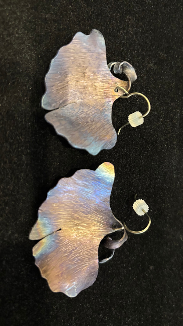 Ginko Leaf Earrings by Judi Werner