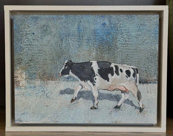 Lone Cow by Cheryl Adams