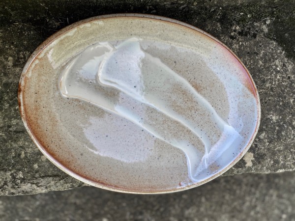 Shino Stoneware Platter by Carol Naughton