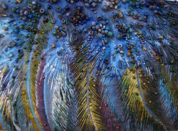 Indigo Plumage by Sharon Wright, Image 1.