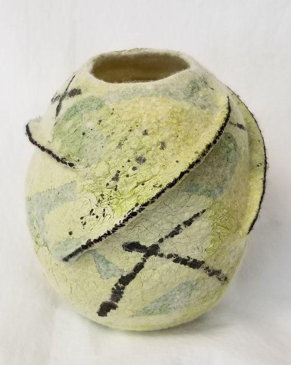 Green Tea Vessel by Janis Merkle