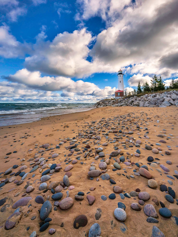 Lake Superior Lighthouse by Mike Murray