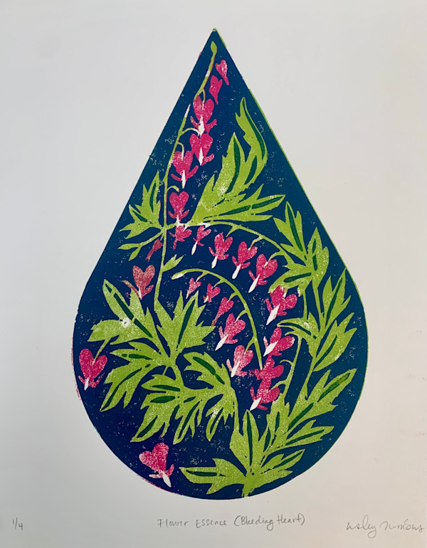 Flower Essence (Bleeding Heart) by Lesley Anne Numbers